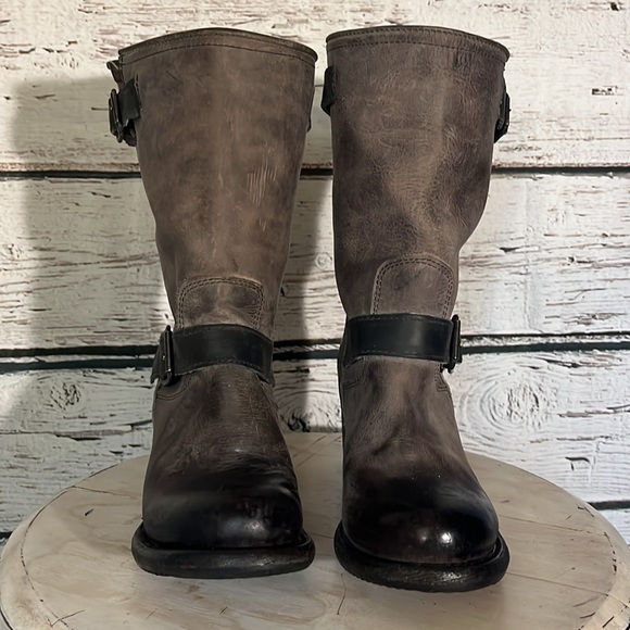 Freebird Rare BLDR Boulder biker boots EUC size 6 - Picture 3 of 14